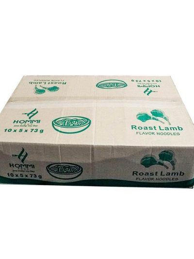 Hommi Noodles Roast Lamb Multipack 5 x 73g x 10