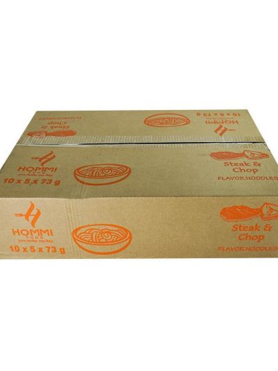 Hommi Noodles Steak & Chops Multipack 5 x 73g x 10
